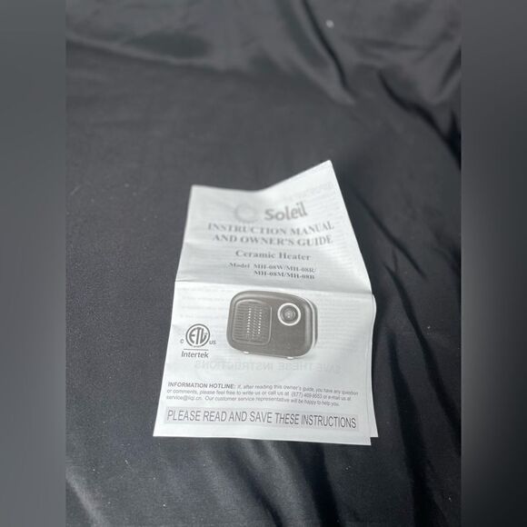 NEW Soleil MH-08W 250 Watts Personal Electric Ceramic Space Desktop Heat… - Picture 8 of 11